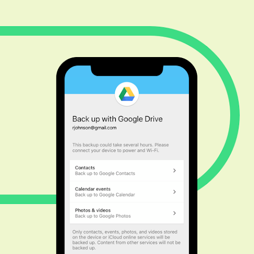 ย้ายข้อมูลจาก iPhone มายังสมาร์ทโฟน Android อื่น ๆ ผ่าน Google Drive ย้ายข้อมูลจาก iPhone มายังสมาร์ทโฟน Android อื่น ๆ ผ่าน Google Drive