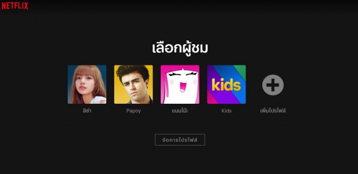 แยกโปรไฟล์ ของใครของมัน (Separate Netflix Profiles)