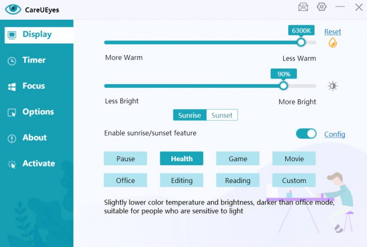 โปรแกรม CareUEyes
