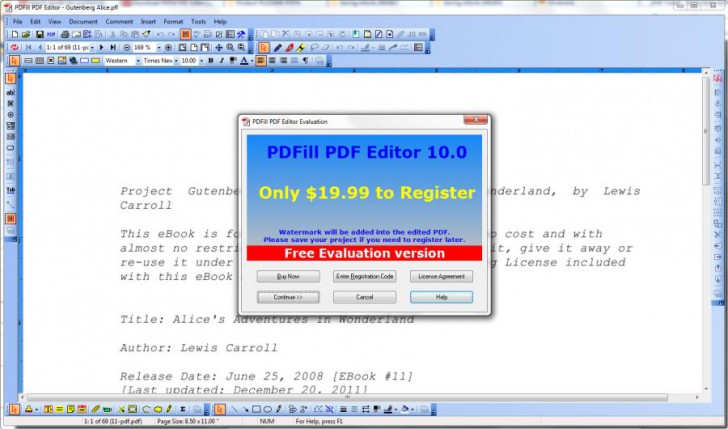 ภาพอธิบายซอฟต์แวร์ประเภท Nagware