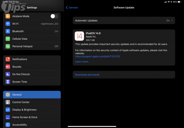 วิธีอัปเดต iOS 14.8 และ iPadOS 14.8 พร้อมลิงก์ดาวน์โหลดเฟิร์มแวร์ iOS โดยตรง