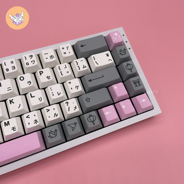 Hiragana Fuji Mountain Japan KeyCap รองรับทั้งเลย์เอาท์แบบ ANSI และ ISO