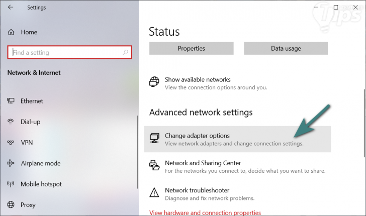 วิธีเปิด (Disable) และปิด (Enable) ตัว Network Interface Card ใหม่