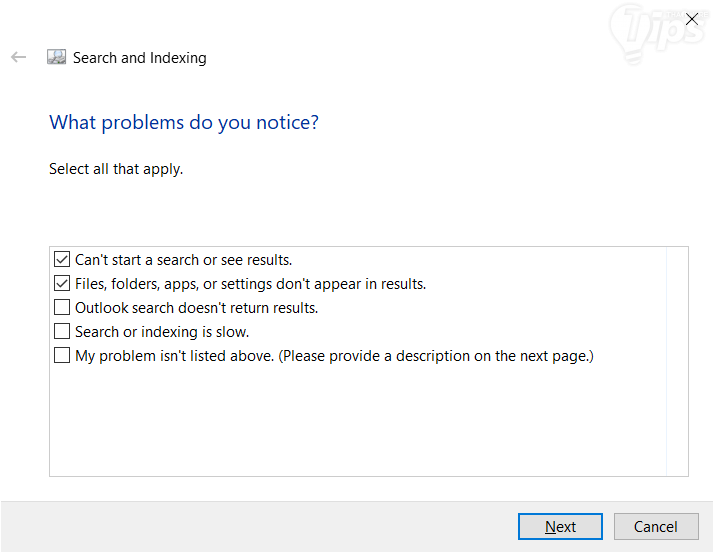 ระบบการค้นหา (Searching) และ ทำดัชนีสารบัญ (Indexing) ของ Windows ระบบการค้นหา (Searching) และ ทำดัชนีสารบัญ (Indexing) ของ Windows