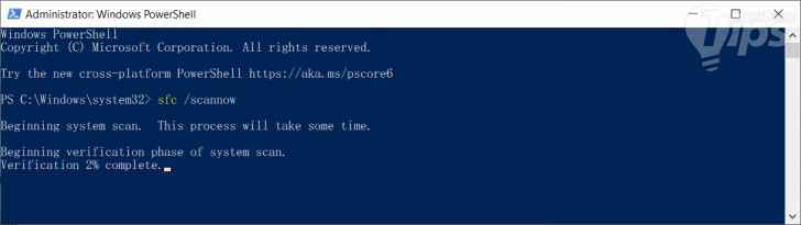 การใช้เครื่องมือ System File Checker (SFC) บน Windows
