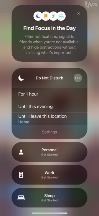 วิธีใช้งานโหมด Focus ใน iOS