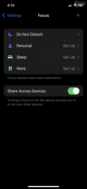 วิธีใช้งานโหมด Focus ใน iOS