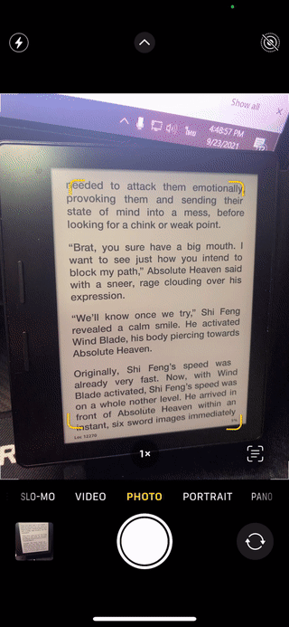 การสแกนตัวอักษรในภาพด้วย Live Text ใน iOS การสแกนตัวอักษรในภาพด้วย Live Text ใน iOS