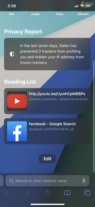 วิธีเพิ่มภาพพื้นหลังในแอป Safari บน iOS