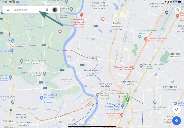 หาห้องน้ำใกล้ฉัน หาห้องน้ำสาธารณะ ด้วย แอป Google Map