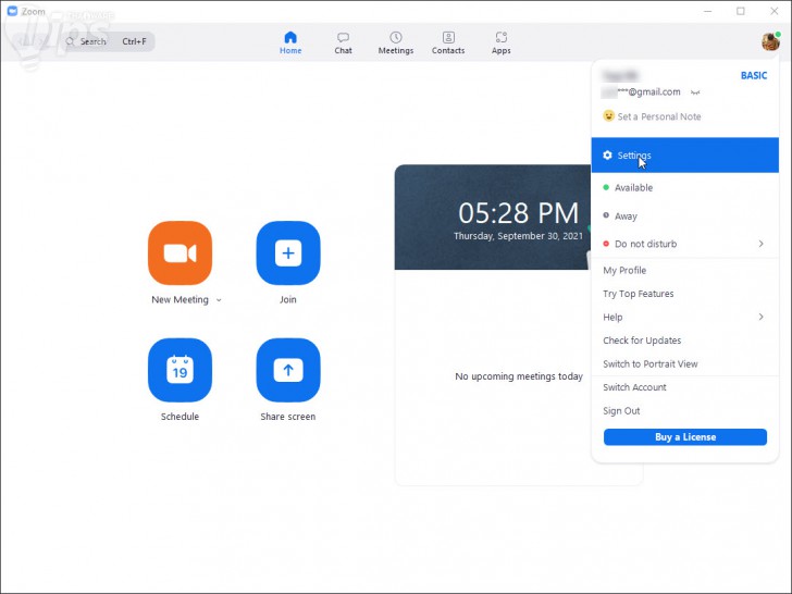 วิธีเปิดใช้งานโหมด HD บนโปรแกรม Zoom Meeting