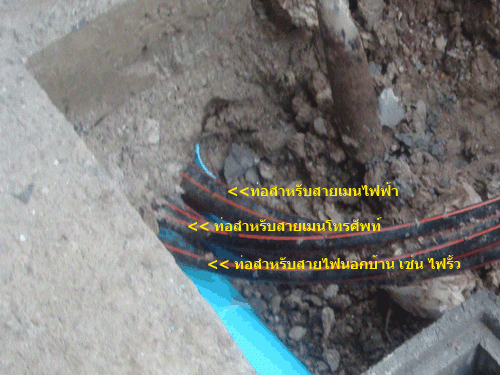 การฝังสายลงใต้ดิน