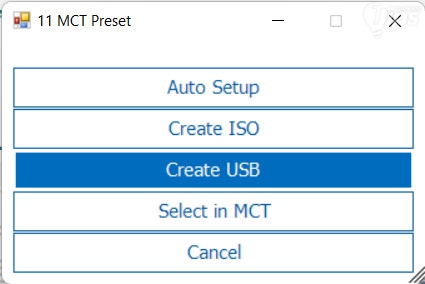 ใช้เครื่องมือ Universal MediaCreationTool Wrapper