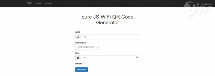 เปลี่ยน Wi-Fi เป็น QR Code
