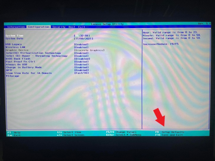 รีเซ็ต BIOS กลับเป็นค่าเริ่มต้น