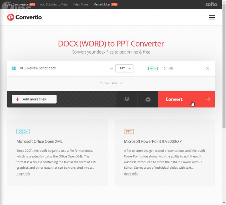 วิธีแปลงไฟล์เอกสาร Word ไปเป็นไฟล์นำเสนองาน PowerPoint แบบออนไลน์