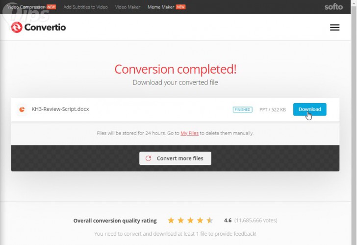 วิธีแปลงไฟล์เอกสาร Word ไปเป็นไฟล์นำเสนองาน PowerPoint แบบออนไลน์