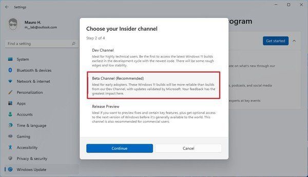 เข้าร่วม Windows Insider Program