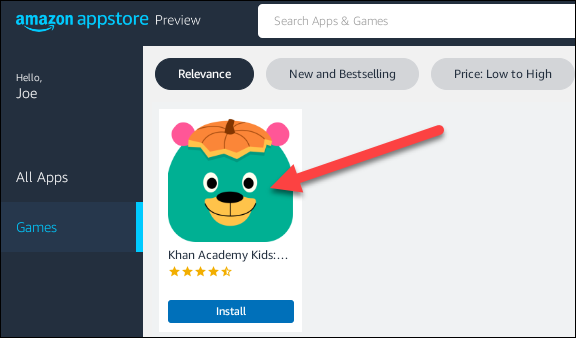 ดาวน์โหลดแอปพลิเคชัน Android บน Windows 11 ผ่าน Amazon Appstore