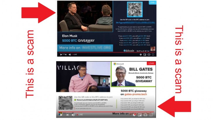 หลอกว่าจะให้เงิน / โทเคนฟรี (Giveaway Scam)