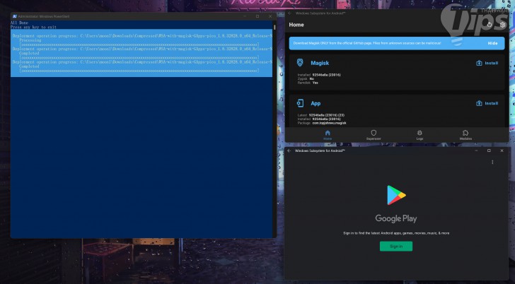 วิธีติดตั้ง Google Play Store บนระบบปฏิบัติการ Windows 11