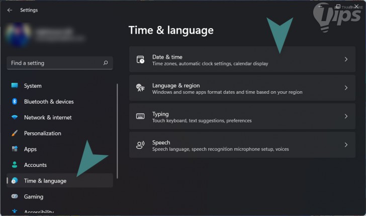 ตรวจสอบการตั้งค่า Date & Time และ Regional