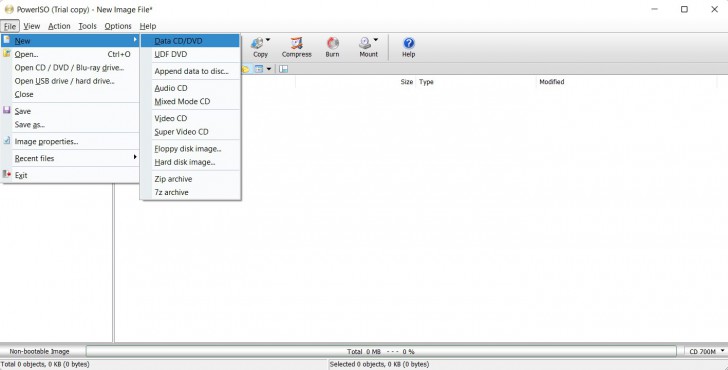 การใช้งาน โปรแกรม PowerISO