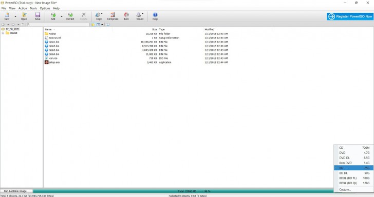 การใช้งาน โปรแกรม PowerISO
