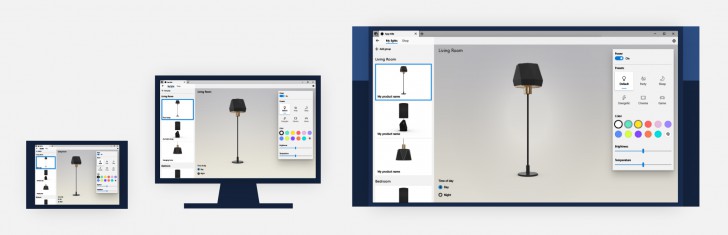 UWP สามารถปรับ Layout การแสดงผลตามขนาดของอุปกรณ์