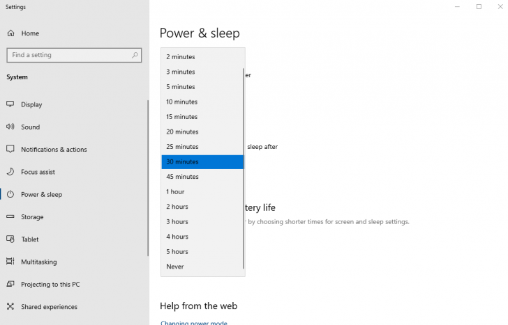 วิธีการตั้งเวลาให้ Sleep Mode ทำงานอัตโนมัติ