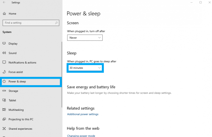 วิธีการตั้งเวลาให้ Sleep Mode ทำงานอัตโนมัติ