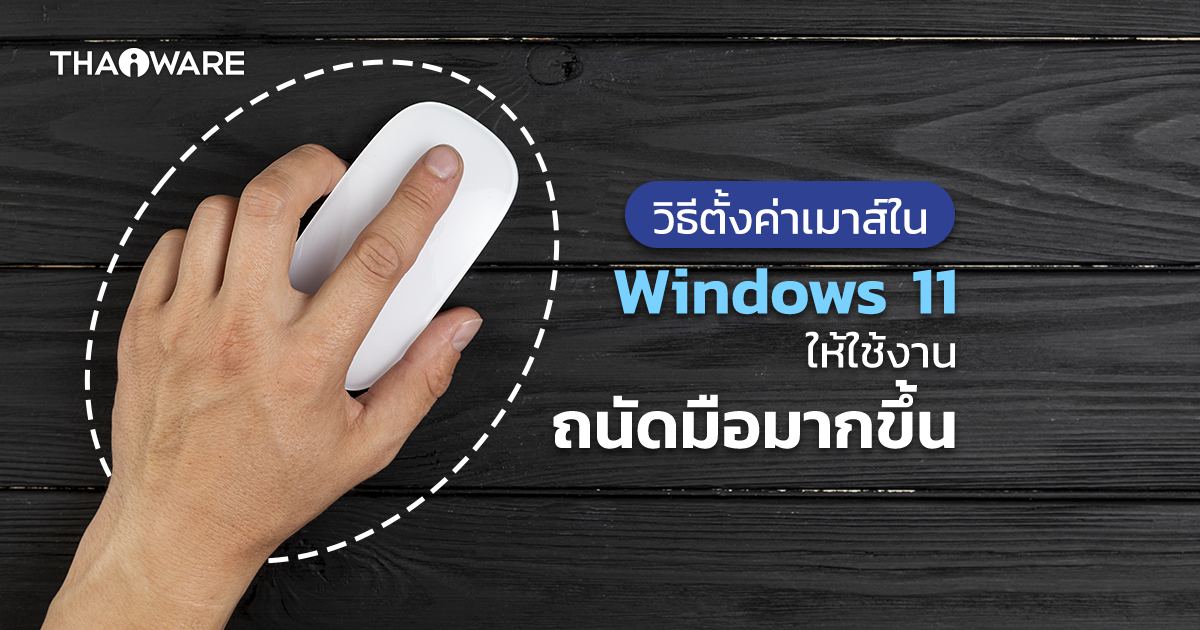 วิธีตั้งค่าเมาส์บน Windows 11 เพื่อให้ใช้งาน Mouse ได้อย่างถนัดมือ มากยิ่งขึ้น