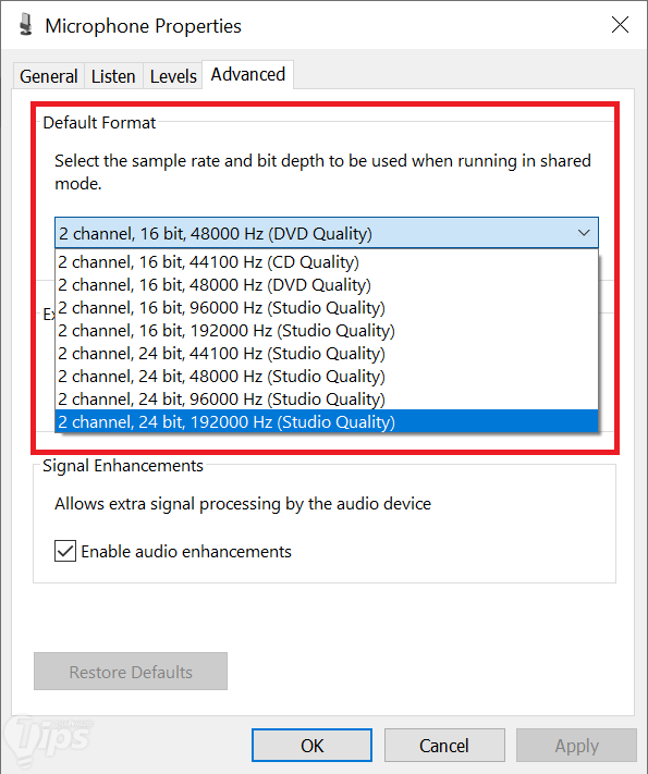 ตั้งค่าเสียงใน ระบบปฏิบัติการ Windows 10