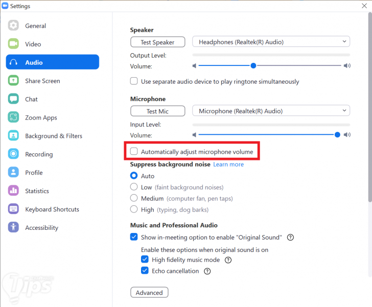 วิธีตั้งค่าไมค์ Zoom Meeting ให้คุณภาพเสียงดีขึ้น เสียงใส คมชัด ผู้ฟังฟังง่าย