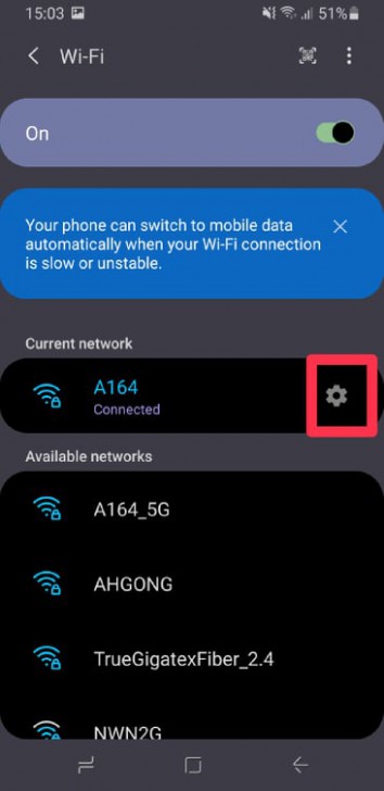การสร้าง QR Code เพื่อแชร์รหัส Wi-Fi ผ่าน Setting