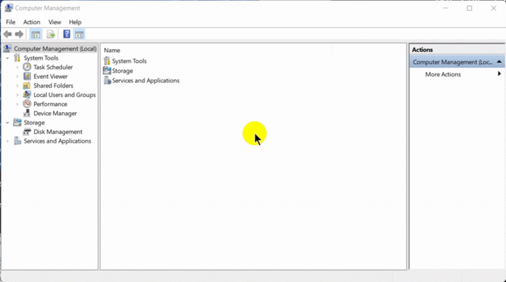 วิธีเปิด Windows Service ผ่านระบบบริหารจัดการคอมพิวเตอร์ (Computer Management)