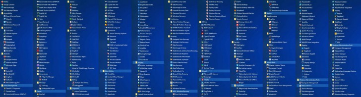 ภาพตัวอย่างโปรแกรม Gandalf's Windows 10PE x64
