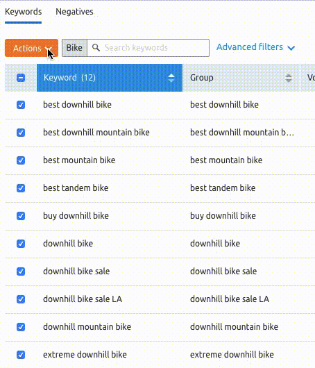 Phrase Match Keyword