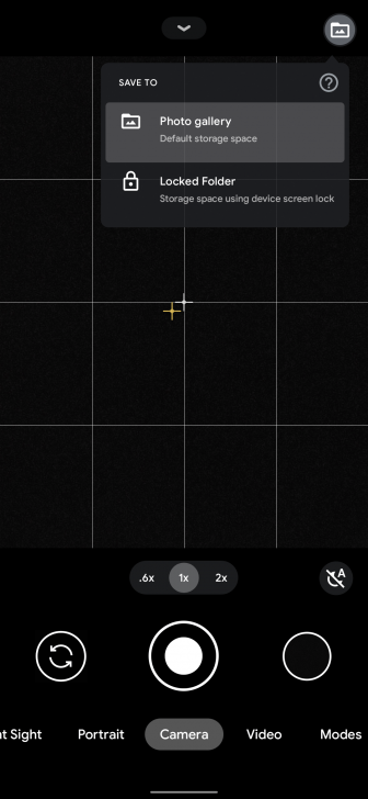 วิธีการถ่ายภาพ / วิดีโอและบันทึกไปที่ Locked Folder โดยตรง