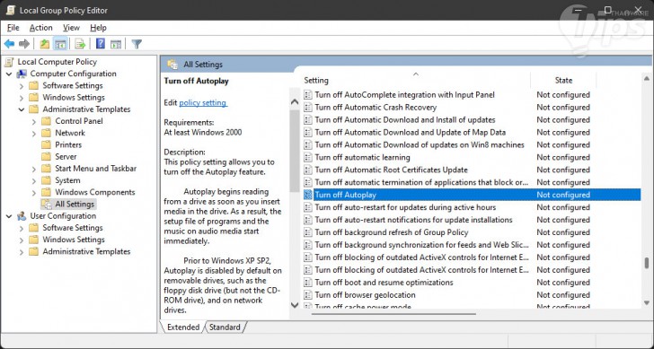 วิธีปิดคุณสมบัติ AutoPlay ในระบบปฏิบัติการ Windows 11 (How to Enable / Disable AutoPlay on Windows 11 ?)
