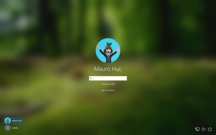 หน้าจอเข้าสู่ระบบ (Sign-in Page) ของระบบปฏิบัติการ Windows