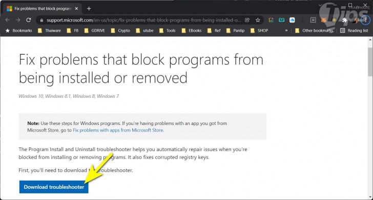 วิธีแก้ปัญหา Please Wait Until the Current Program is Finished Uninstalling เวลาลบโปรแกรม แล้วต้องรอจนค้าง