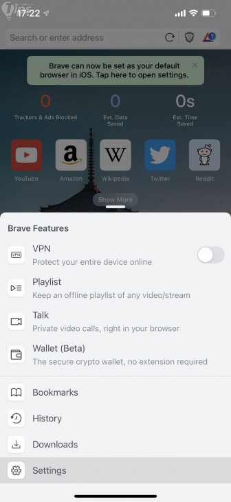 วิธีปิดฟีเจอร์ หรือความสามารถ ที่เกี่ยวข้องกับสกุลเงินคริปโต บน Brave Browser