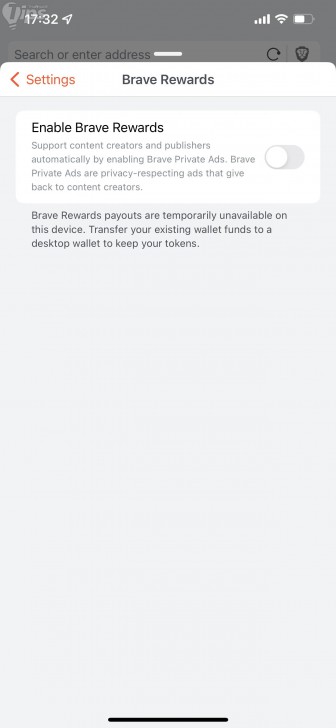 วิธีปิดฟีเจอร์ หรือความสามารถ ที่เกี่ยวข้องกับสกุลเงินคริปโต บน Brave Browser