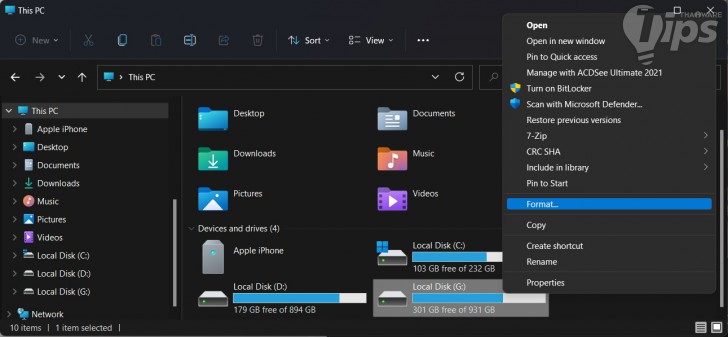 แอป This PC บนระบบปฏิบัติการ Windows