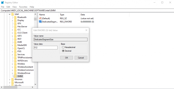 วิธีปลดล็อก VRAM
