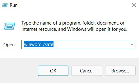 การเปิด Safe Mode ผ่านแอป Run บน Windows