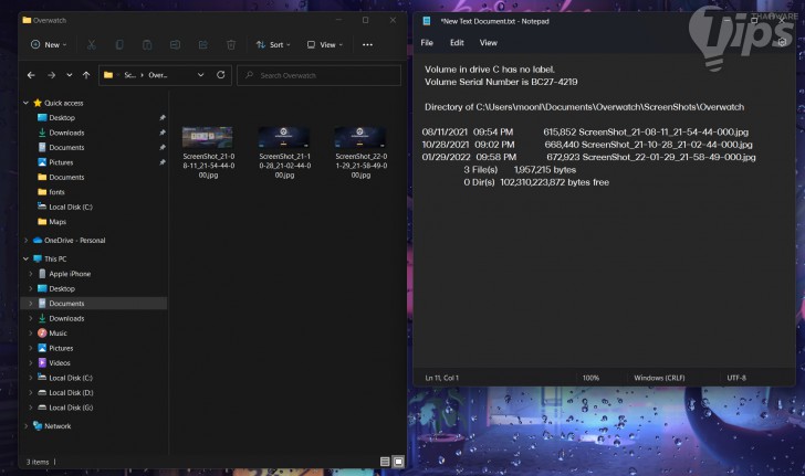 วิธี Copy รายชื่อไฟล์ในโฟลเดอร์ เป็นให้เป็นไฟล์ .TXT อย่างรวดเร็ว