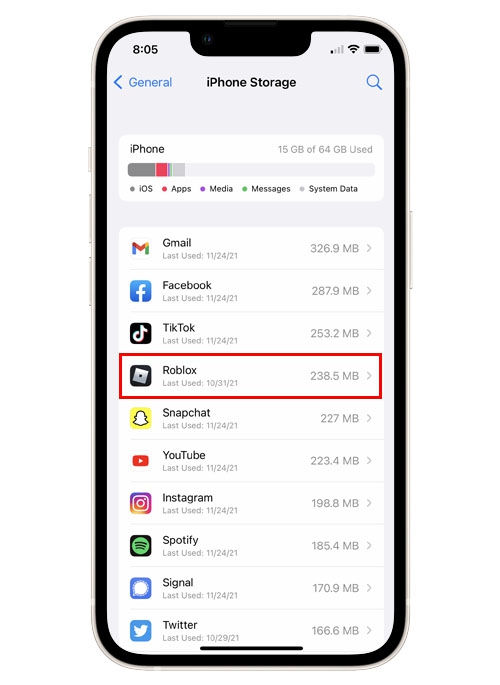 ฟีเจอร์ Offload App บน iOS