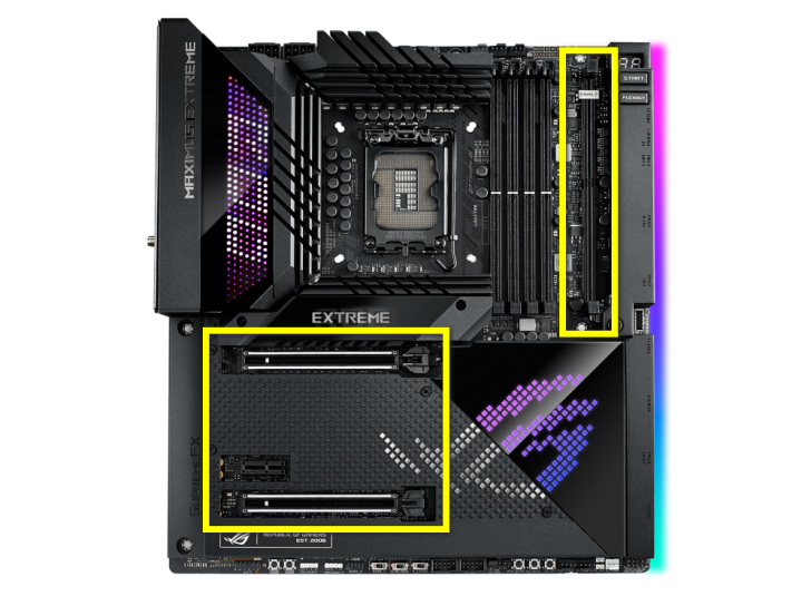 PCI Express Slot ในเมนบอร์ด ROG MAXIMUS Z690 EXTREME